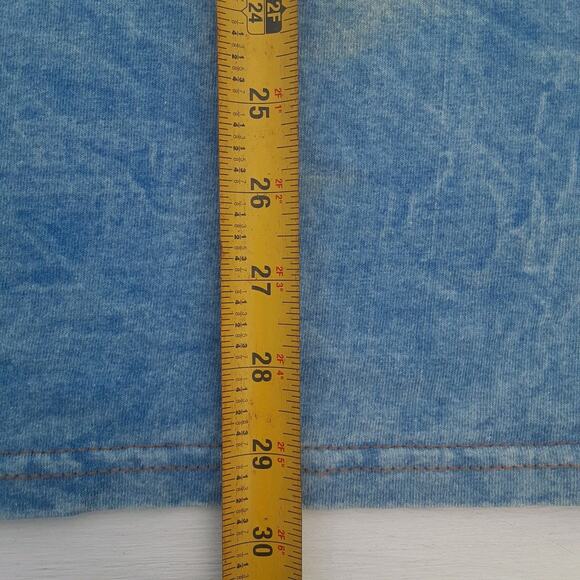 Vtg Harley Davidson Cafe Mens T Shirt Small Blue Y2k Motorcycle Biker - Picture 9 of 9